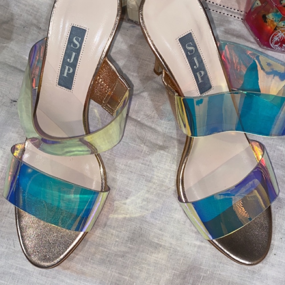 Sjp By Sarah Jessica Parker open toe stiletto heel